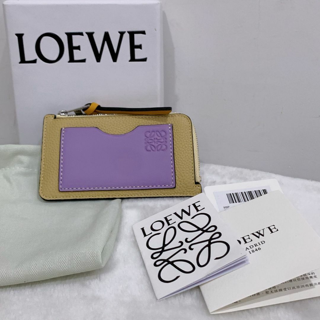 最新予約アイテム」 loewe コインカードホルダー(ソフトグレインカーフ