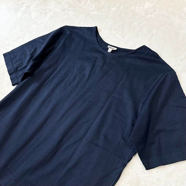 HERMES エルメス ネイビー カットソー 半袖 Tシャツ トップス コットン