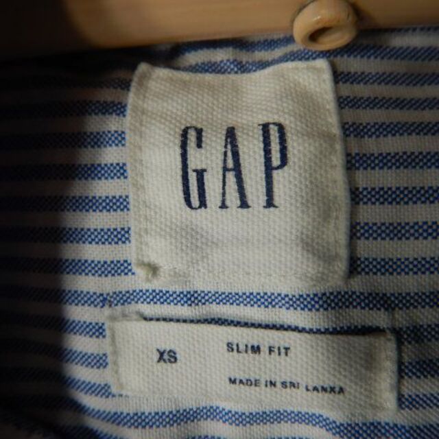 GAP(ギャップ)のo6183　GAP　ギャップ　長袖　ストライプ　デザイン　ボタンダウン　シャツ メンズのトップス(シャツ)の商品写真