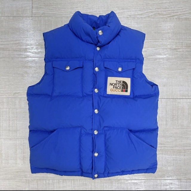 21ss 希少 グッチ × ノースフェイス ダウン ベスト サイズ M | フリマアプリ ラクマ