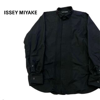 ISSEY MIYAKE - 希少☆イッセイミヤケメン ギャザー入り デザイナーズ