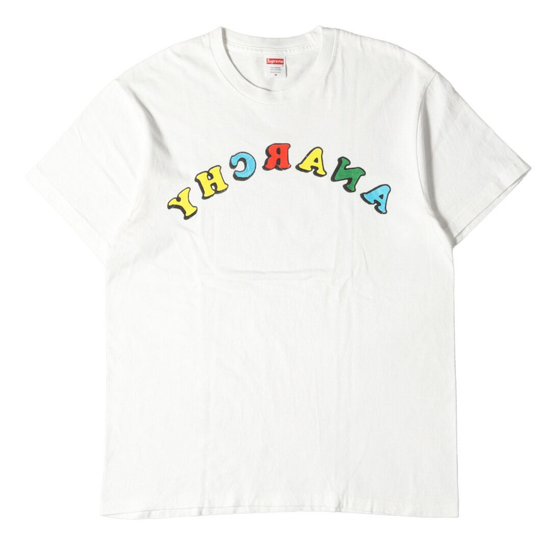 Supreme シュプリーム Tシャツ Jamie Reid ANARCHYロゴ クルーネックTシャツ Anarchy Tee 21SS ホワイト 白 M トップス カットソー 半袖 【メンズ】