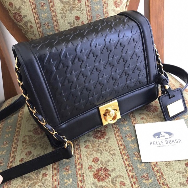 PELLE BORSA ペレボルサ 2wayスクエアショルダー ハンドバッグバッグ