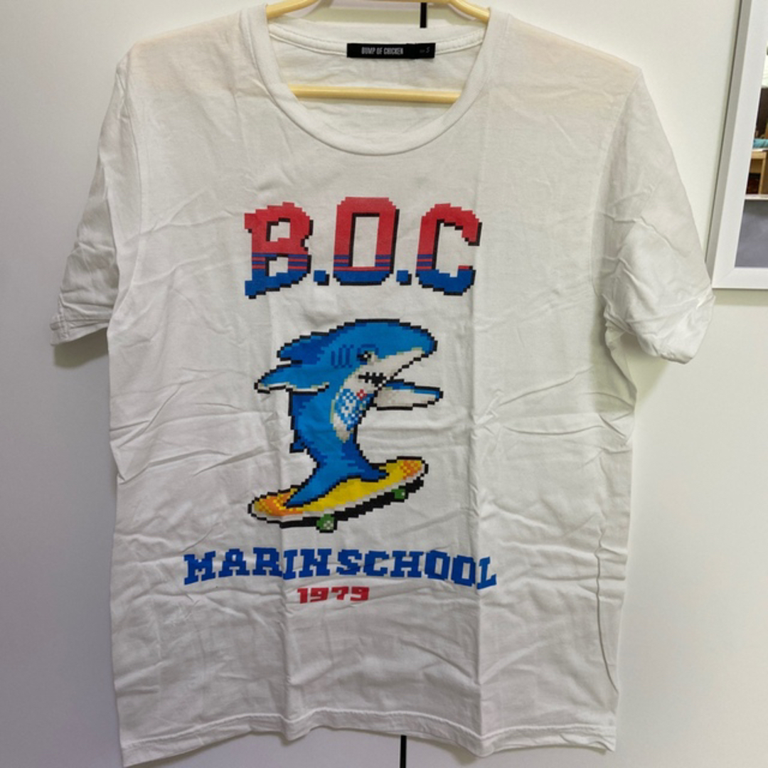 BUMP OF CHICKEN - BUMP OF CHICKEN Marin School Tシャツ S 白 BUMP OF CHICKEN - BUMP OF CHICKEN Marin School Tシャツ S 白