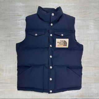 Gucci - 21ss 希少 GUCCI × ノースフェイス ダウンベスト サイズ Sの