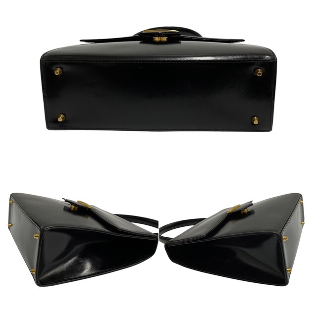 極 美品 レア品 YVES SAINT LAURENT イヴサンローラン ロゴ 金具