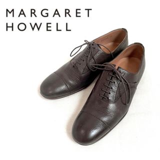 マーガレットハウエル(MARGARET HOWELL)のMARGARET HOWELL プレミアムラインレースアップシューズ　35(ローファー/革靴)