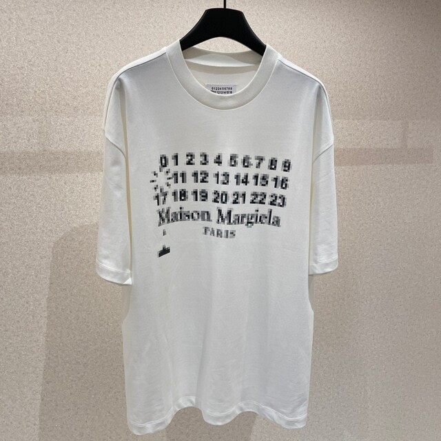 【新品】MAISON MARGIELA マルジェラ 数字刺繍ロゴ Ｔシャツ L