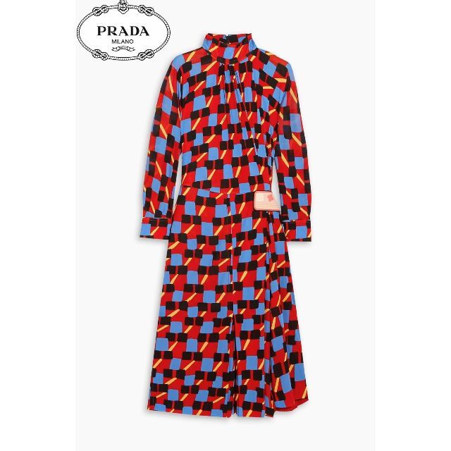 PRADA ジョーゼット ワンピース