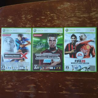 エックスボックス360(Xbox360)のWORLD SOCCER WinningEleven X/2008&FIFA09(家庭用ゲームソフト)