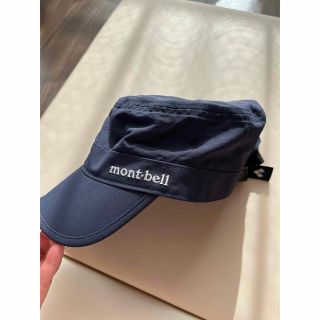 モンベル(mont bell)のmont-bell キャップ　ナイロン　S/M ネイビー(キャップ)