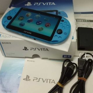 プレイステーションヴィータ(PlayStation Vita)のPSVITA PCH-2000 Aqua Blue(携帯用ゲーム機本体)