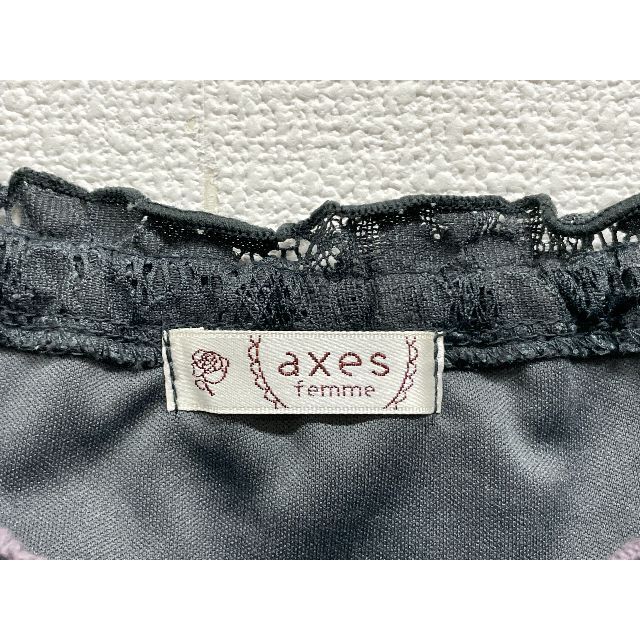 axes femme(アクシーズファム)のアクシーズファムaxes femmeレースティアードキャミチュニックA23219 レディースのトップス(チュニック)の商品写真