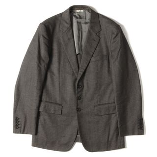 コムデギャルソン(COMME des GARCONS)のCOMME des GARCONS コムデギャルソン ジャケット ウール ナイロン ポリエステル 総柄 3B テーラードジャケット HOMME DEUX 15SS ブラウン ブラック ホワイト M アウター ブレザー ブルゾン【メンズ】【中古】(テーラードジャケット)