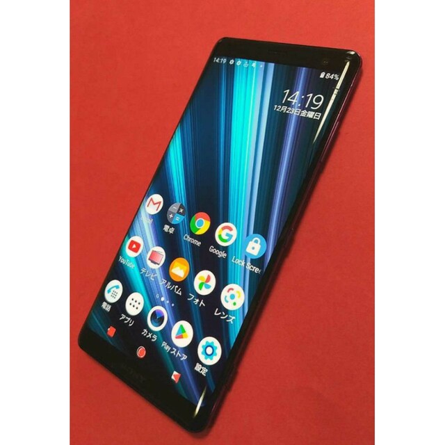 SIMフリー美品au Xperia XZ3 SOV39 レッド 26