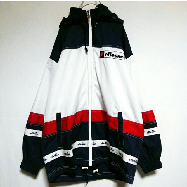 ellesse - エレッセ90 s ナイロンジャケット トリコロール の通販 by ellesse - エレッセ90 s ナイロンジャケット トリコロール の通販 by