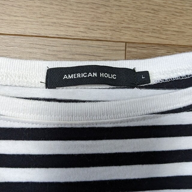 AMERICAN HOLIC(アメリカンホリック)のAMERICANHOLIC☆ボーダーカットソー レディースのトップス(Tシャツ(長袖/七分))の商品写真