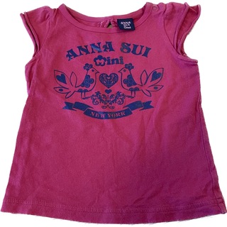 アナスイミニ(ANNA SUI mini)のANNA SUI mini フレンチスリーブトップス　90(Tシャツ/カットソー)