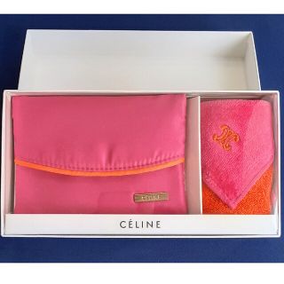 セリーヌ(celine)のpichi様専用！　セリーヌ　ティッシュケース　タオルハンカチセット(ハンカチ)