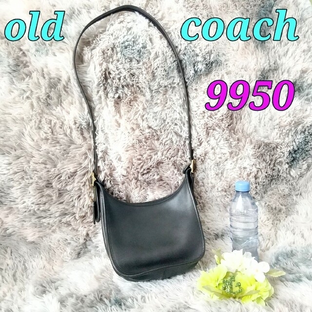 COACH(コーチ)の♡りりー様専用♡オールドコーチ9950♡ 黒　ショルダーバッグ　ゴールド金具 レディースのバッグ(ショルダーバッグ)の商品写真