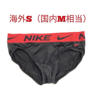 ナイキ(NIKE)のNIKE ブリーフ ブラック S(日本人サイズM）ウェスト レッド(その他)