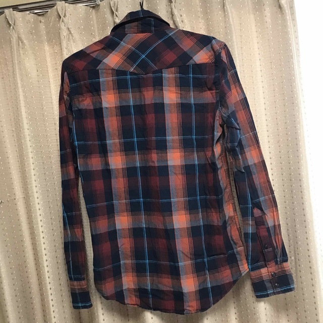 American Eagle(アメリカンイーグル)のアメリカンイーグル　シャツ　チェックシャツ　XS メンズのトップス(シャツ)の商品写真