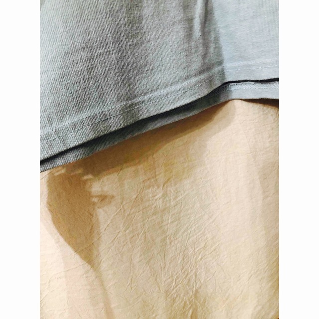 Auntie Rosa(アンティローザ)のアンティローザホリデー　水色　半袖Tシャツ　バックロゴ　バックプリント レディースのトップス(Tシャツ(半袖/袖なし))の商品写真