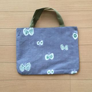 ミナペルホネン(mina perhonen)の☆ミナペルホネン hanahane 生地使用 レッスンバッグ☆ハンドメイド(バッグ/レッスンバッグ)