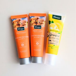 クナイプ(Kneipp)のクナイプ　ハンドクリーム　ネロリ　グレープフルーツ　3個(ハンドクリーム)