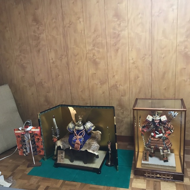 即出荷可】兜 立武者 縁起物 五月人形 子供の日 伝統工芸士作 昭和