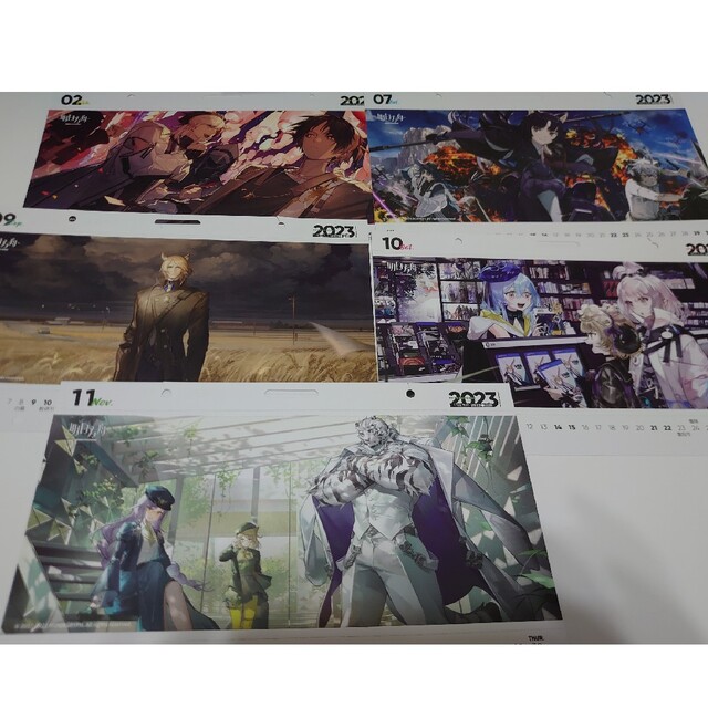 アークナイツ 明日方舟 2023 カレンダー 公式 男性セット - その他