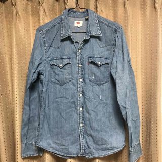 リーバイス(Levi's)のリーバイス　ダンガリーシャツ　ダメージ加工　S(シャツ)