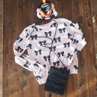 エイチアンドエム(H&M)の✩.*˚H＆Mリボントップス✩.*˚140cm(Tシャツ/カットソー)