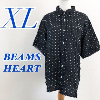 ビームス(BEAMS)のBEAMSHEART ビームスハート 半袖ポロシャツ 水玉 ドット 綿100%(ポロシャツ)