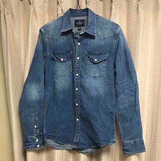 アメリカンイーグル(American Eagle)のアメリカンイーグル　ダンガリーシャツ　XS(シャツ)