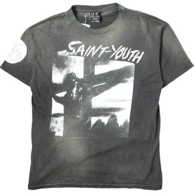 SAINT MICHAEL セントマイケル 22SS 日本製 SS TEE MX6 グラフィックTシャツ SM-S22-0000-004 XL BLACK 半袖 SAINT Mxxxxxx トップス【SAINT MICHAEL】