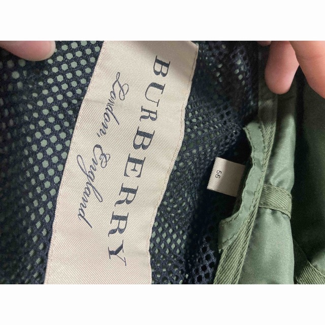 Burberry バーバリー　カーキ　ナイロン　フードジャケット