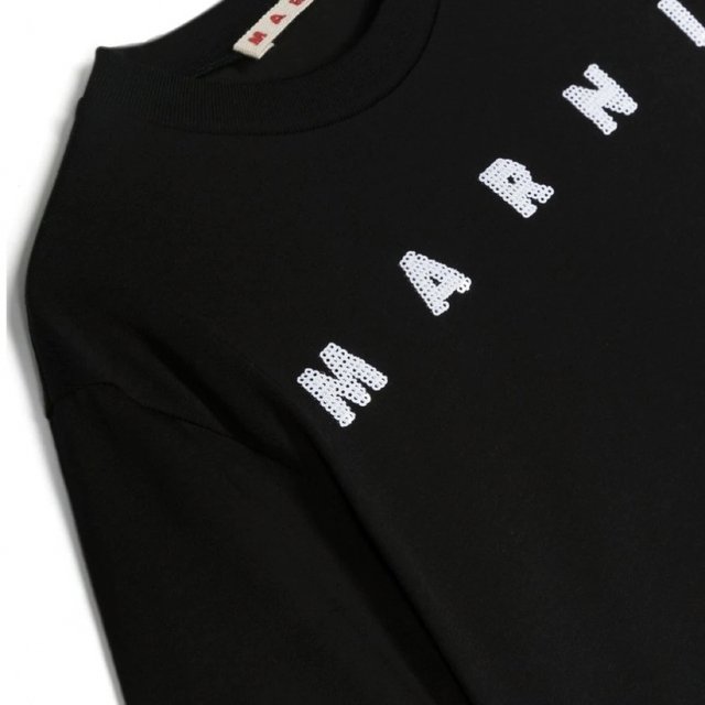 Marni(マルニ)のMARNI  マルニ スパンコールロゴT  14Y キッズ/ベビー/マタニティのキッズ服女の子用(90cm~)(Tシャツ/カットソー)の商品写真