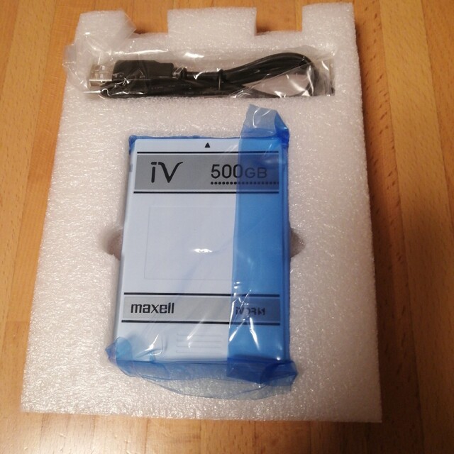maxell iVDR 500GB + I-O DATA iVDRアダプター maxell iVDR 500GB + I-O DATA iVDRアダプター