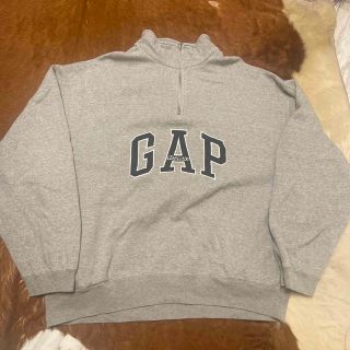 ギャップ(GAP)のOLD GAP  ハーフジップ　スウェット　90s あいみょん　XL(スウェット)