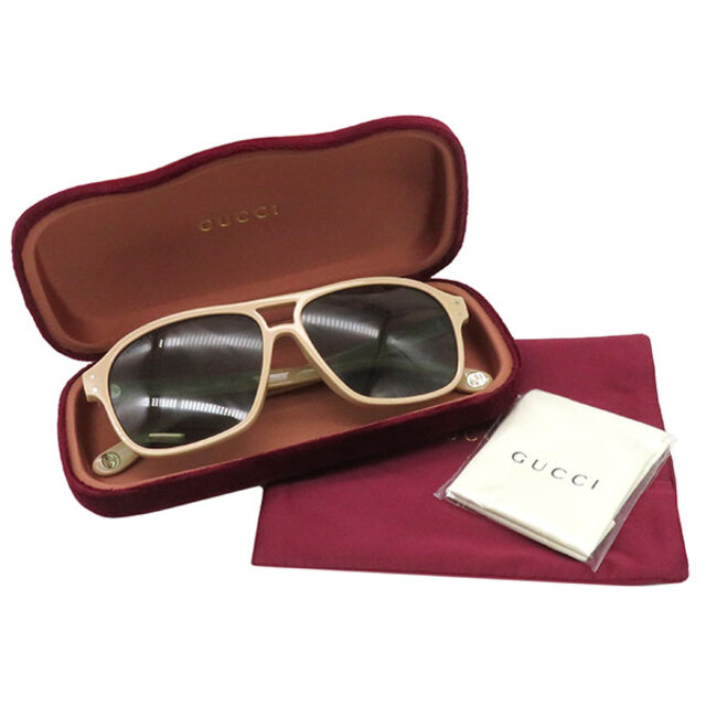 Gucci - グッチ サングラス スクエア アジアンフィット 58□14 GG00の