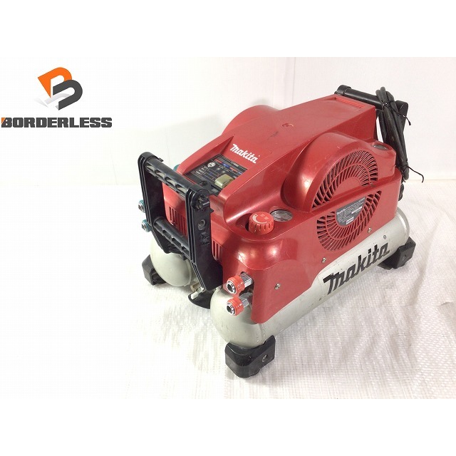 ☆品☆makita マキタ 常圧/高圧 エアコンプレッサ AC460XL 11L 赤
