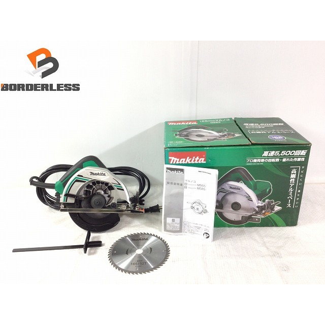 ☆美品☆makita マキタ 165mm 電気マルノコ M565 切断機 木工用 DIY 日曜大工 69603