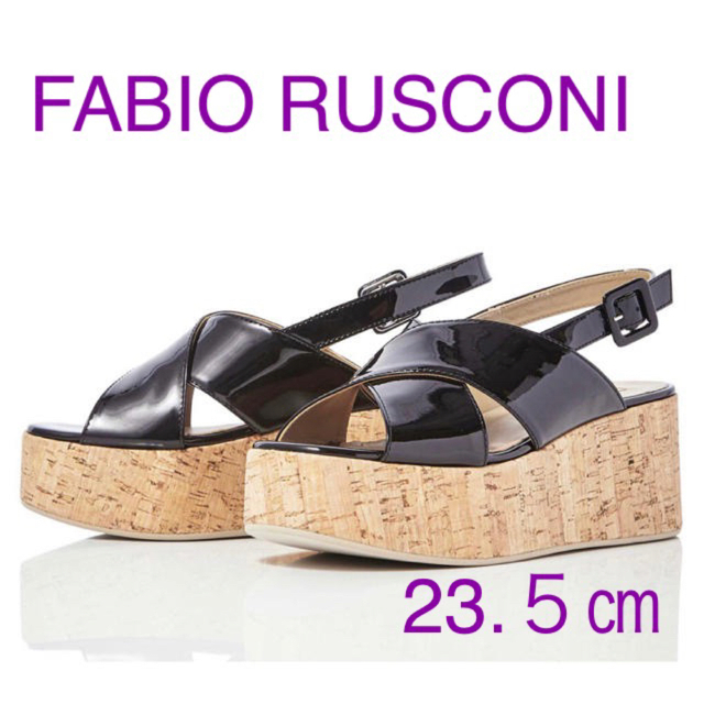 FABIO RUSCONI ヒールサンダル 定価３４８００円 - サンダル