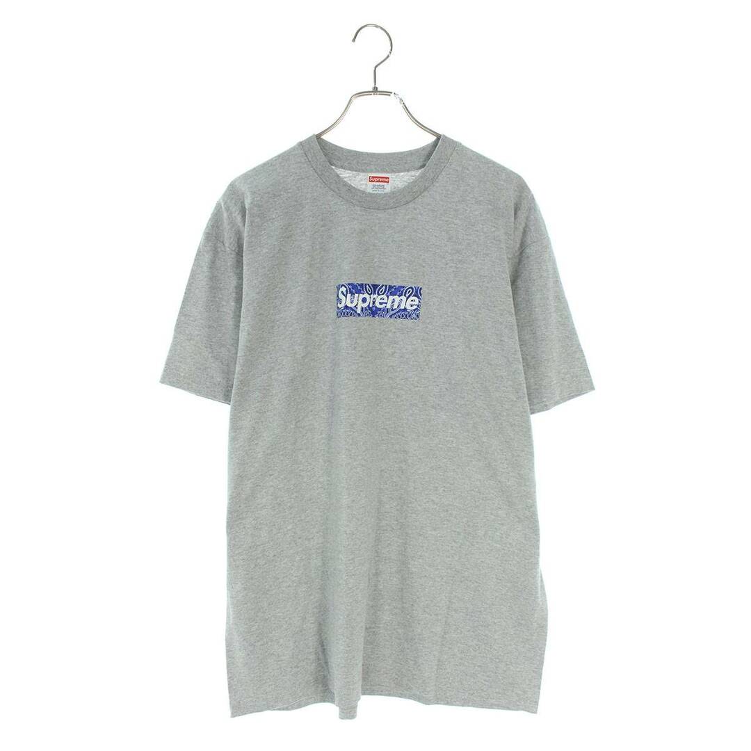 Supreme Bandana Box Logo Tee Grey L