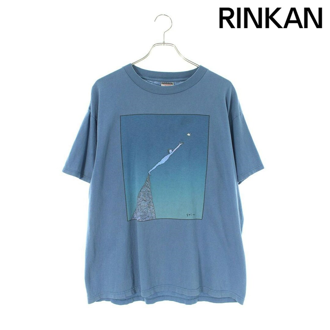 ヴィンテージ VINTAGE  90s  richard stine/リチャードスタイン 星を追う男プリントTシャツ  メンズ L