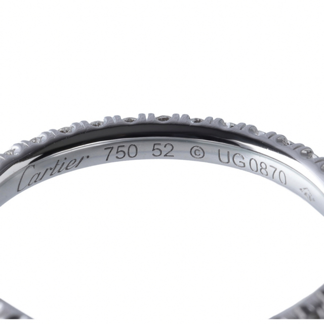 Cartier(カルティエ)のカルティエ エタンセル ダイヤ リング フルエタニティ #52 幅2.0mm  レディースのアクセサリー(リング(指輪))の商品写真