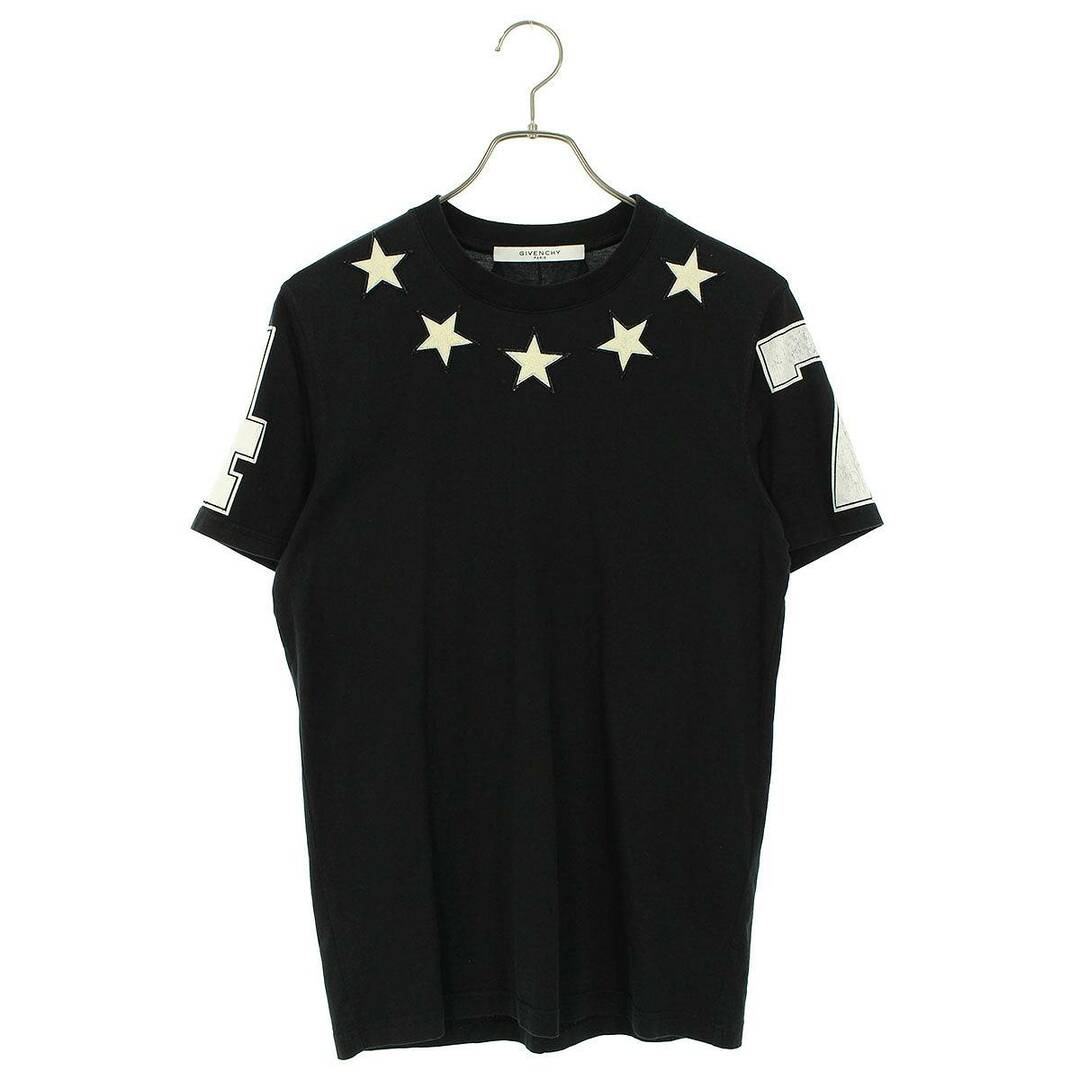 GIVENCHY(ジバンシィ)のジバンシィ  16AW  16F 7221 651 スターパッチ付ナンバリングTシャツ  メンズ XS メンズのトップス(Tシャツ/カットソー(半袖/袖なし))の商品写真