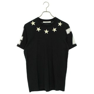 ジバンシィ(GIVENCHY)のジバンシィ  16AW  16F 7221 651 スターパッチ付ナンバリングTシャツ  メンズ XS(Tシャツ/カットソー(半袖/袖なし))