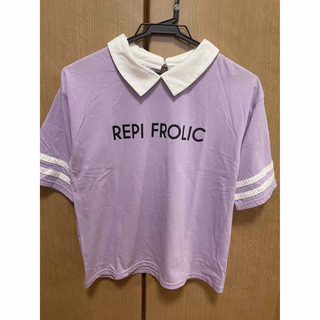 レピピアルマリオ(repipi armario)のrepipi armario レピピ 半袖Tシャツ 紫 Mサイズ(Tシャツ/カットソー)